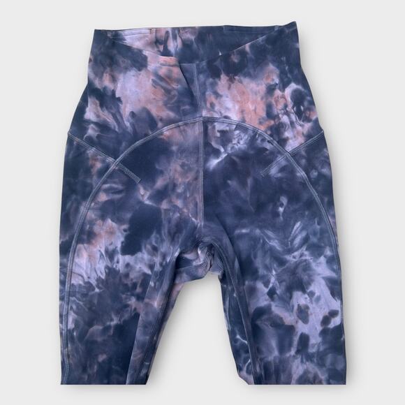 Lululemon Unlimit High-Rise 25" Leggings Keyhole Diamond Dye Graphite Grey 4 - Picture 4 of 8